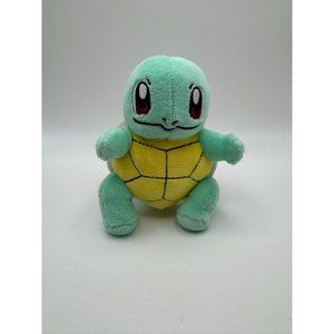 Pokemon  Nintendo Squirtle Turtle Small 6" Stuffed Animal Plush 1997 Vintage